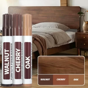 Set of 6 Furniture Repair Pens With Woodworking Markers | Parquet Fix | Wood Repair