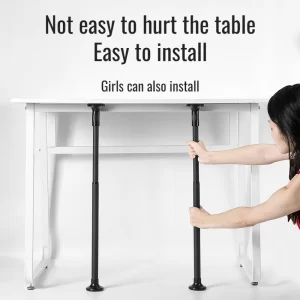 Stainless Steel Furniture Pull Rod Adjustable Rod Jack Type Desk Cabinet Support Leg for Kitchen Sink